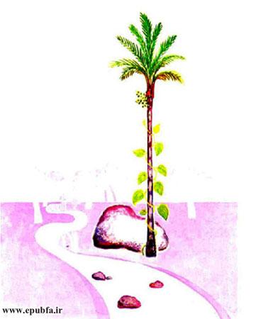 و به خاطر عشق و پاکیاش تبدیل شد به یک تاک بالارونده، و خودش را کاملاً به دور درخت فوفل پیچید.